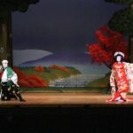 日本舞踊 鞍馬獅子　決まりの場面